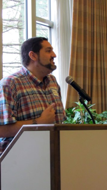 Paulist Student Ryan Casey, CSP, discussed the first of the six pillars of Paulist formation: human formation during a presentation on "St. Paul's College: Formation Today."